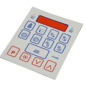 Kezelőfelületi matrica lágyfagylalt gépekhez